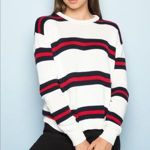 Brandy Melville Bernadette Striped Sweater